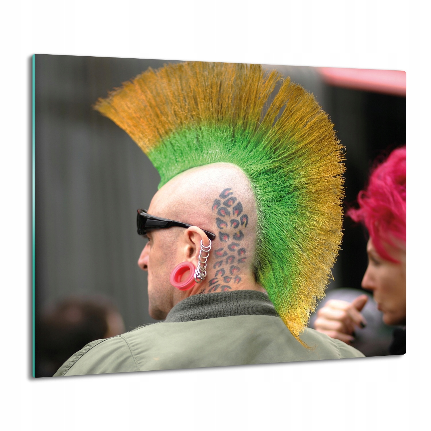 

ochrona na indukcję z foto Punk tatuaż włosy 60x52