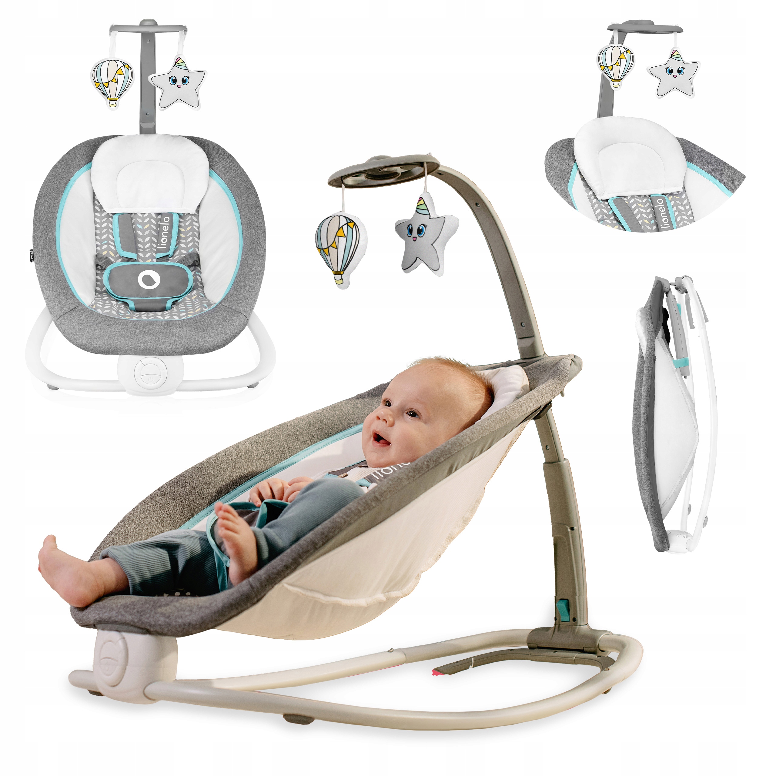 ELEKTRINIS SUPUTIS KŪDIKIAMS 2IN1 SU VIBRACIJA LIONELO PASCAL