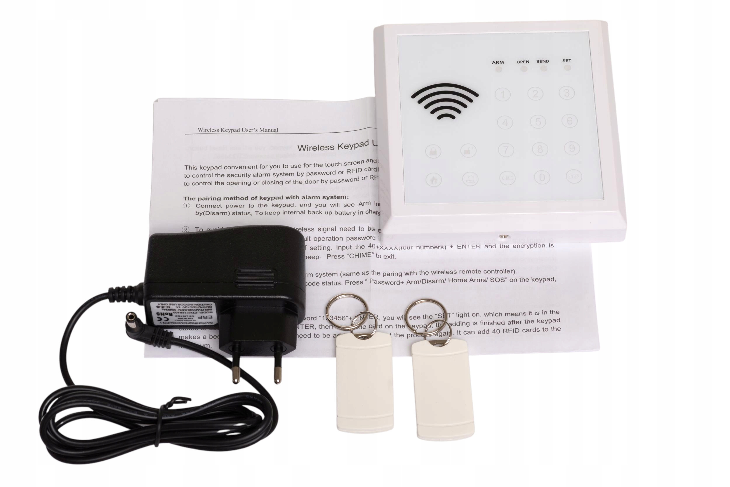 BEZPRZEWODOWA KLAWIATURA DO ALARMU SL-G66A Rodzaj Ruchu