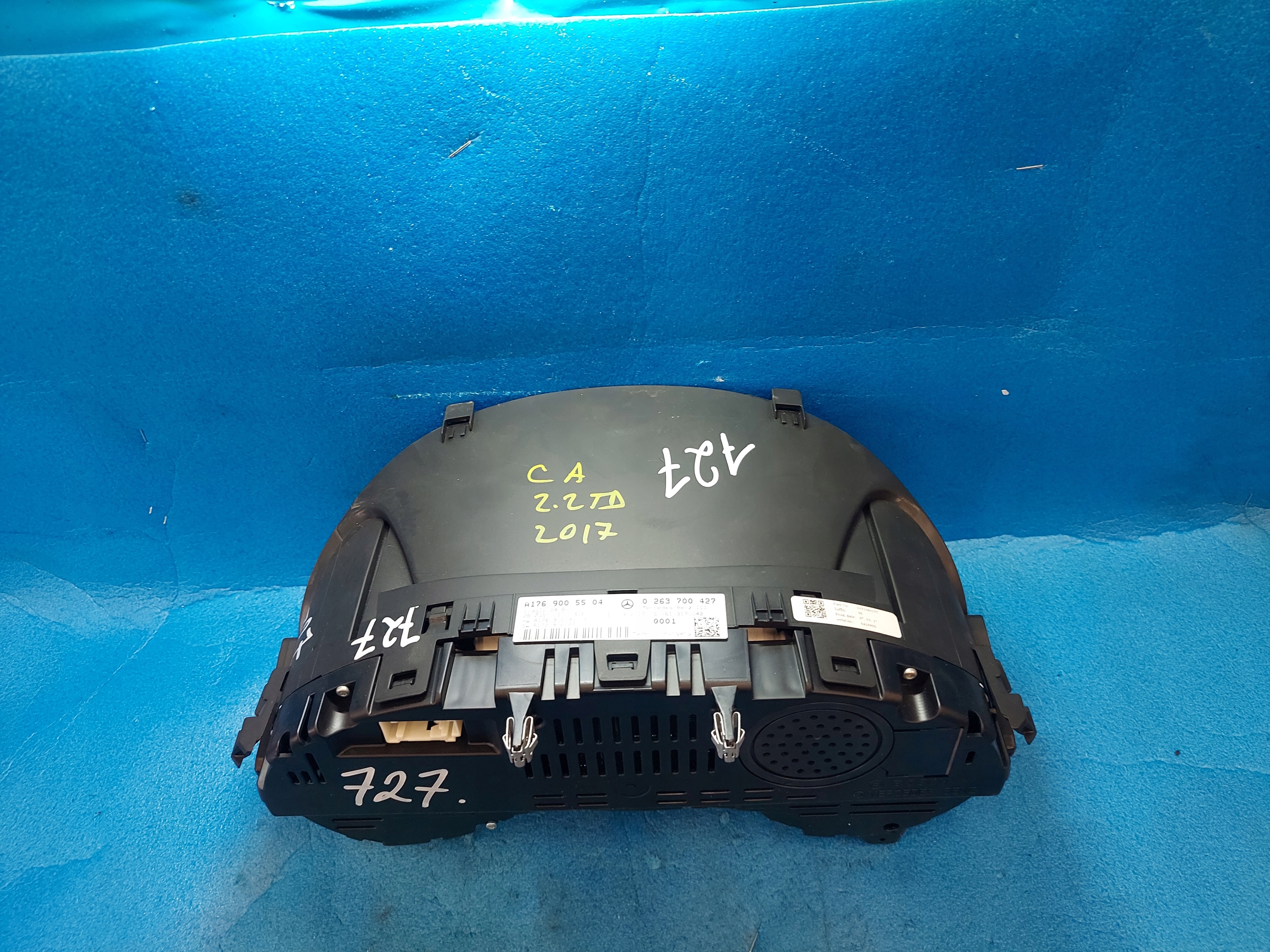 dials clock MERCEDES A KLASA W176 2.2 DCI A1769005504