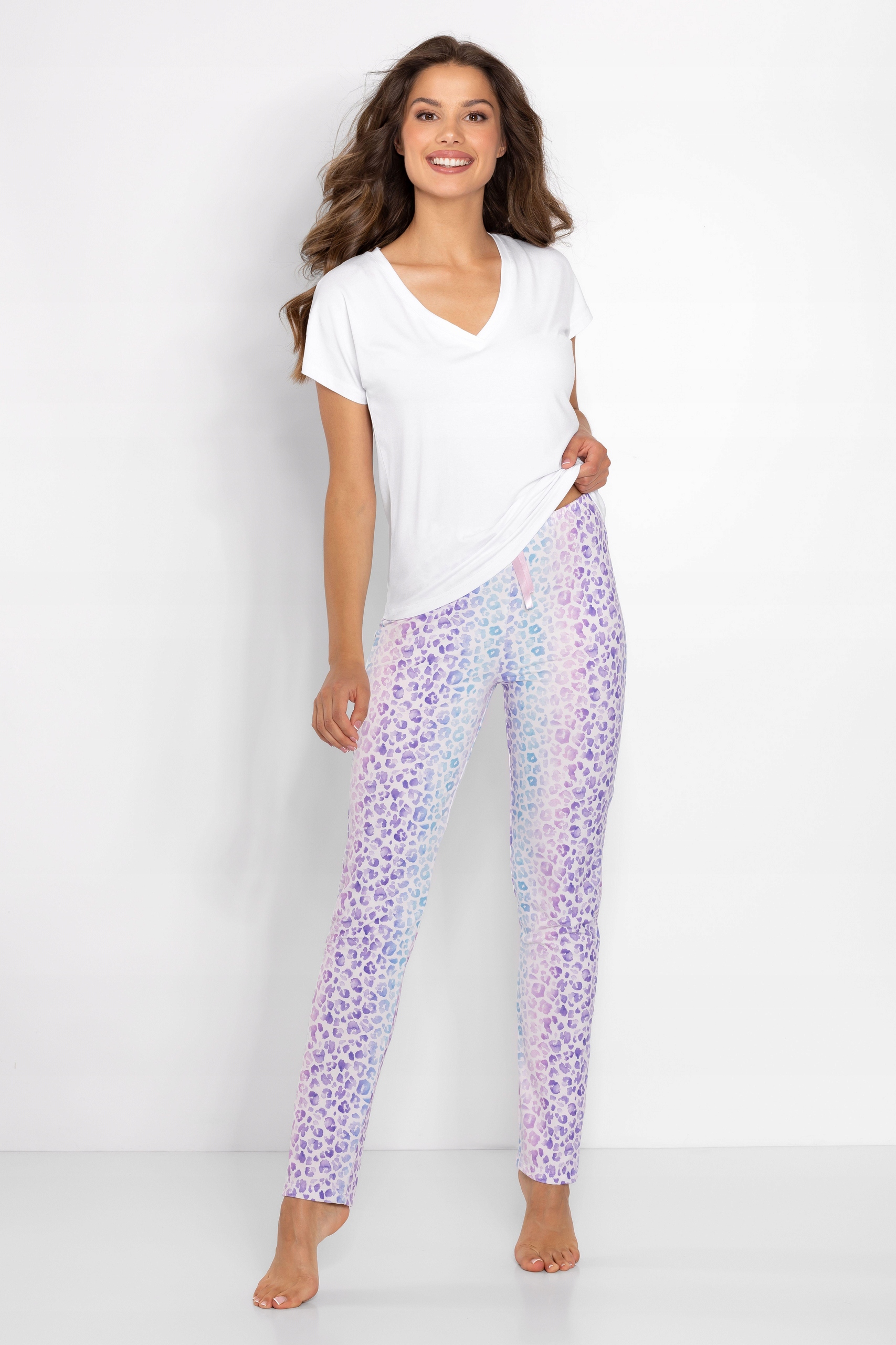 Momenti Per Me Pyjamas Coco White-Lila, S