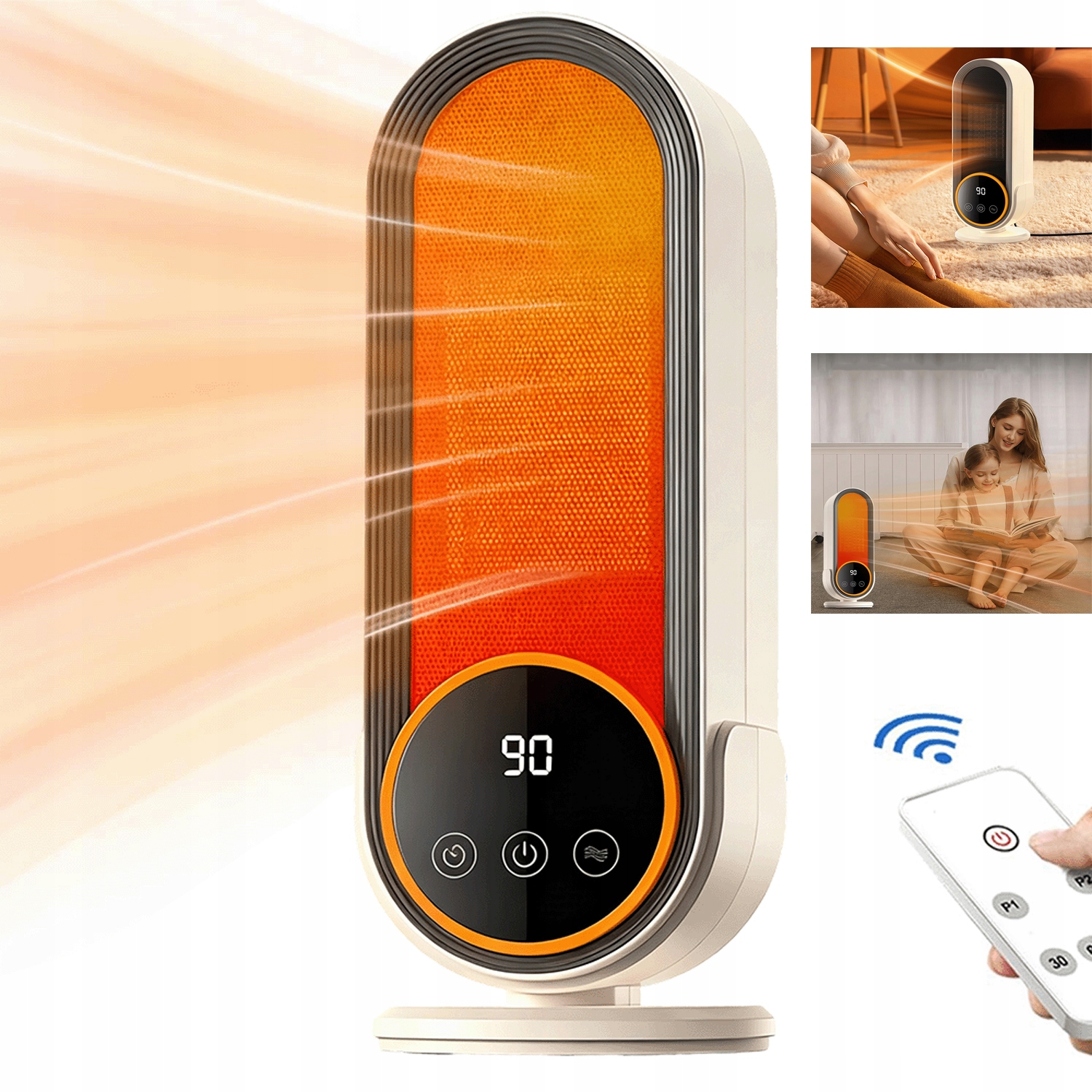 Mini Koupelnový A Domácí Radiátor, Okamžité Teplo, Dálkové Ovládání Bezpečné