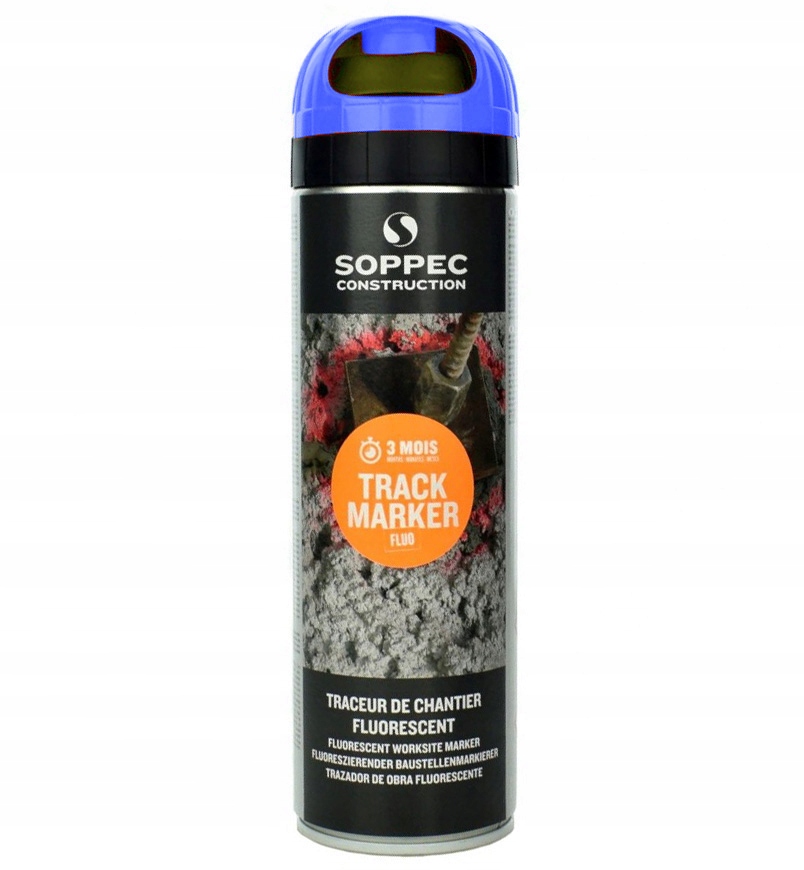 

Track Marker Spray Farba Geodezyjna Niebieska