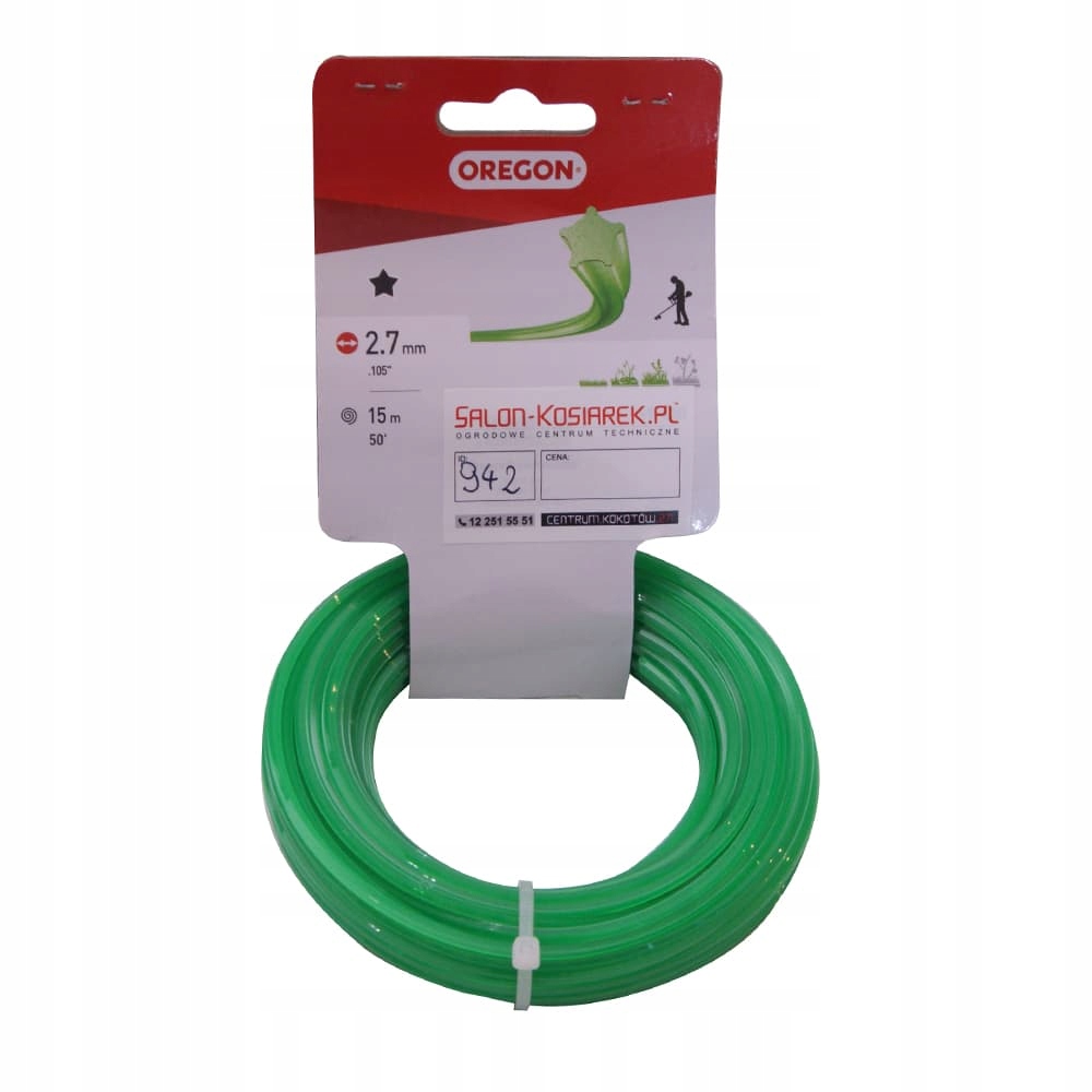 

Żyłka tnąca Oregon gwiazdka 2,7 mm 15 m