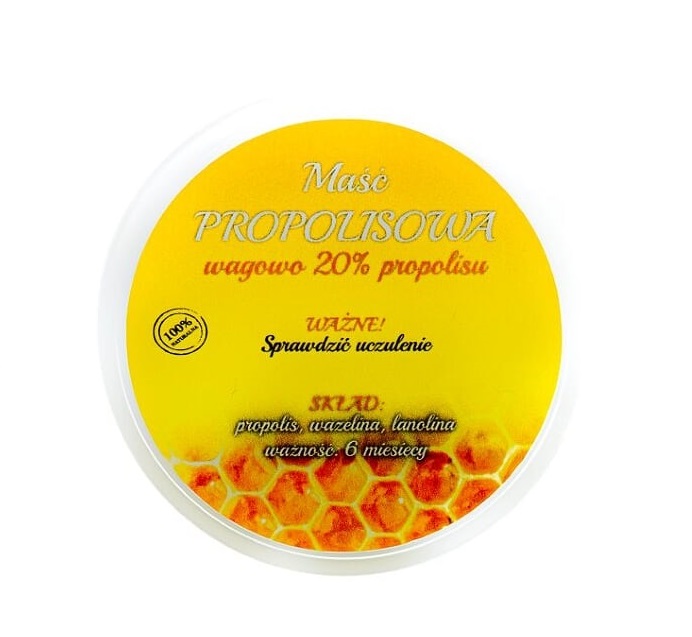 

Maść propolisowa 20% Mocna! 125ml