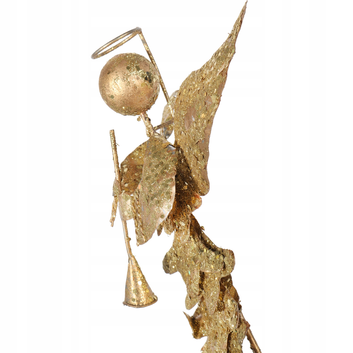 ANIOŁ Z TRĄBKĄ 26CM METALOPLASTYKA ZŁOCONA DEKORACJA BOŻONARODZENIOWA Rodzaj figurka