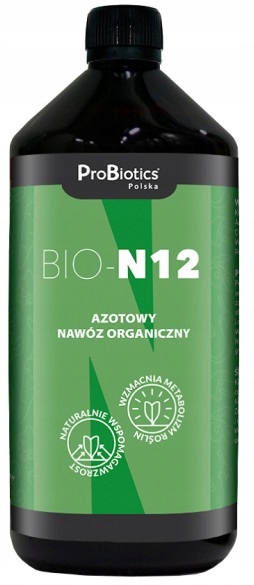 Bio-N12 azotowy nawóz organiczny 1 litr