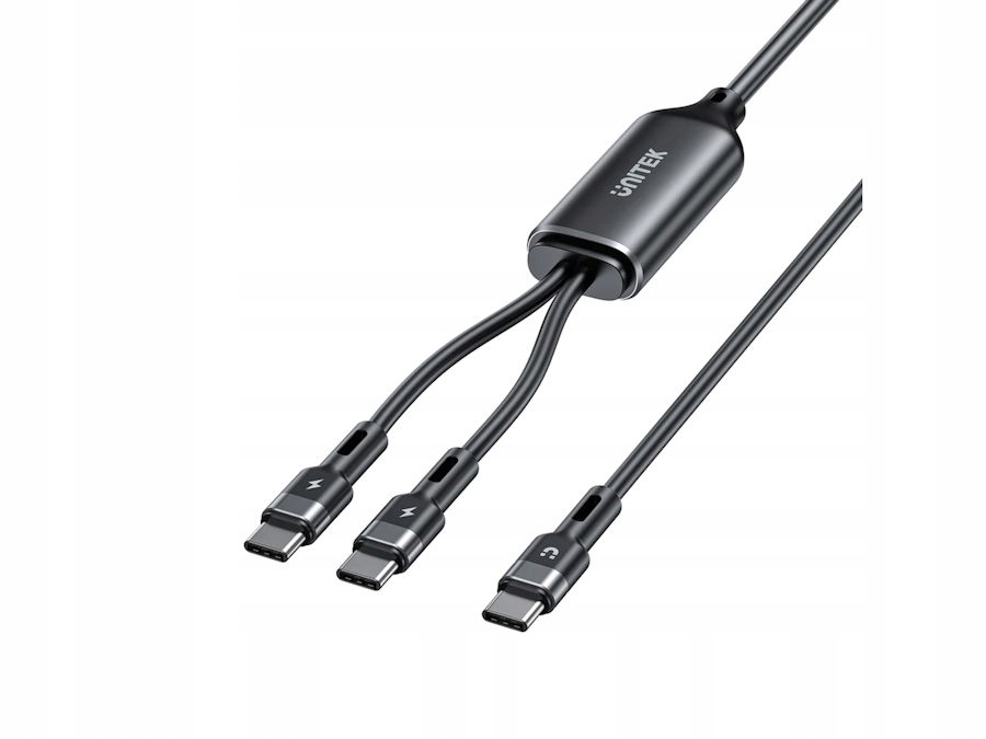 Kabel Usb-c rozdzielacz Usb-c x2 Pd 100W 1,8m Unitek C14146ABK01-1.8M