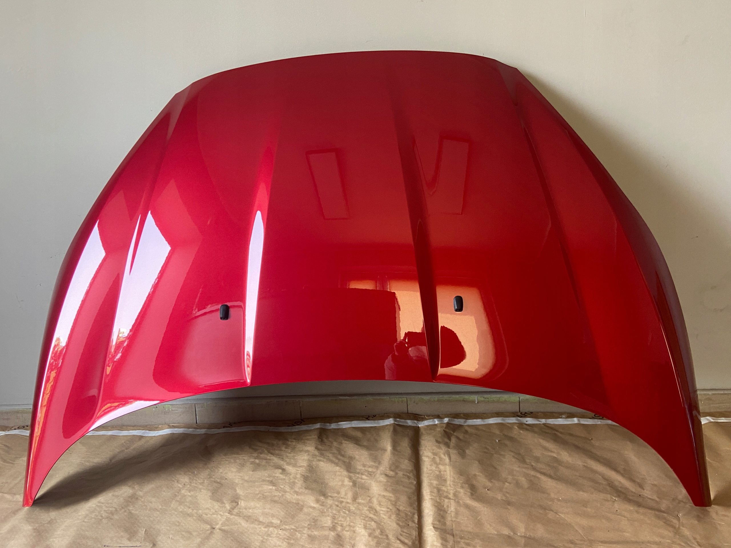 FORD FIESTA MK7 LIFT 2012-2017 bonnet front CANDY RED