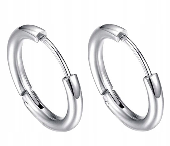 

Kolczyki Męskie Kółka 18 mm Stal Chirurgiczna