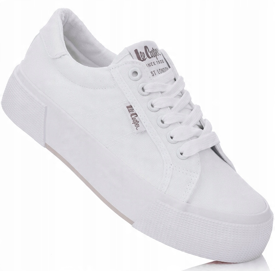 

Lee Cooper Damskie Trampki Niskie Białe r. 40