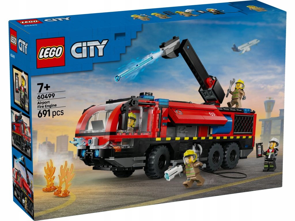 Lego City Letištní Hasičský Vůz, Sada Kostek 60499