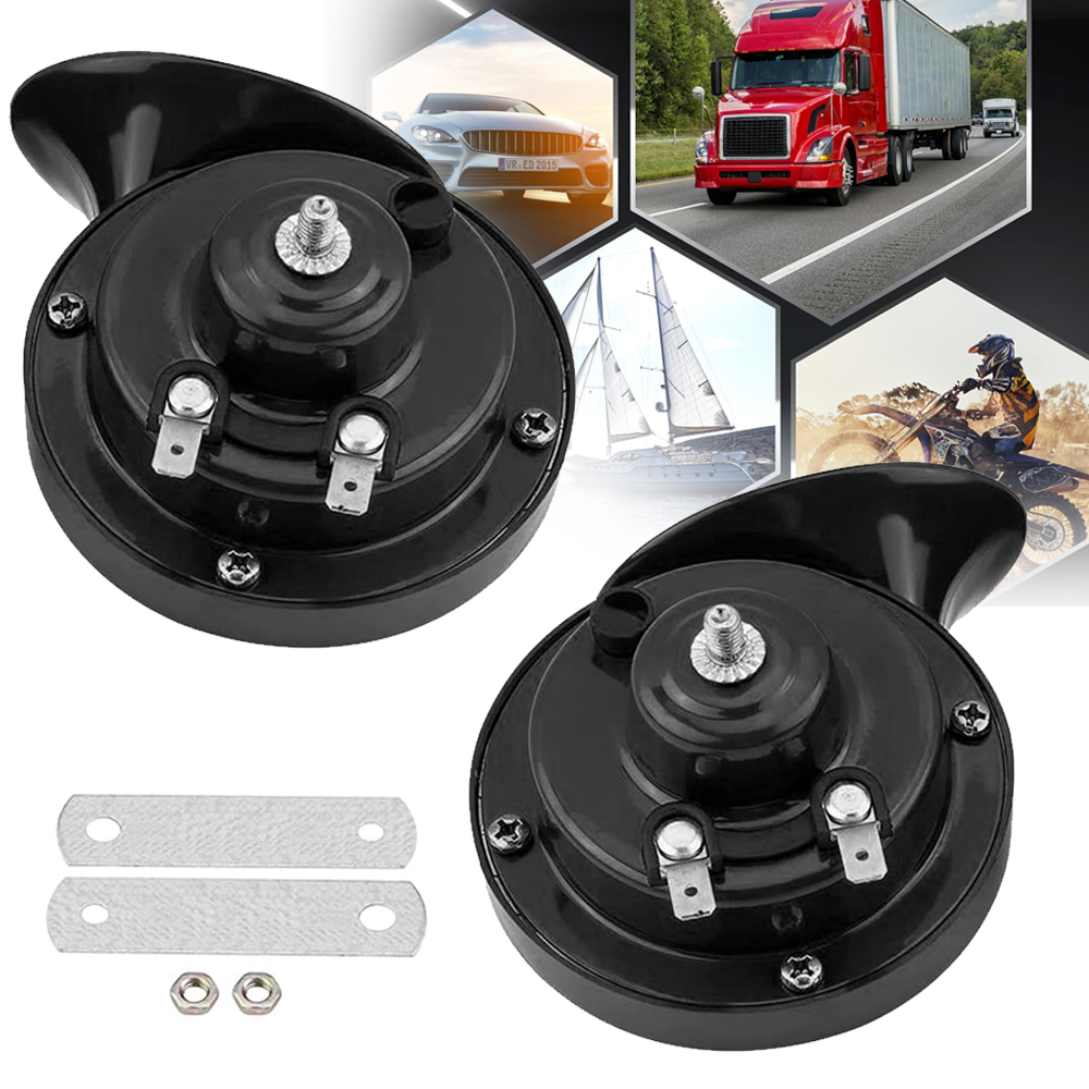 DWUKOLOROWY KLAKSON SAMOCHODOWY, 2 SZT. 300 DB SUPER GŁOŚNY KLAKSON 12V