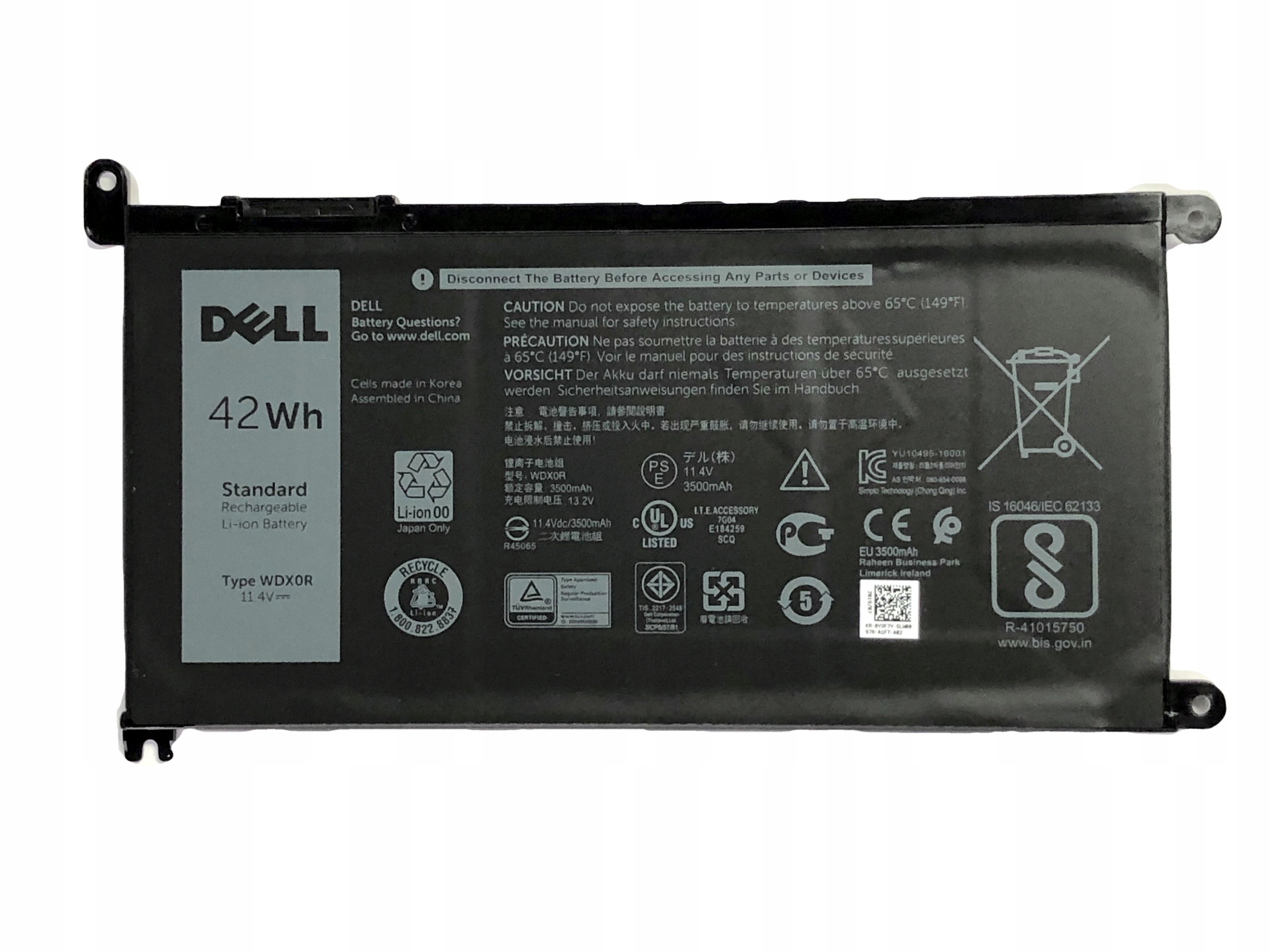 

Nowa oryginalna Dell Inspiron 13 P69G WDX0R