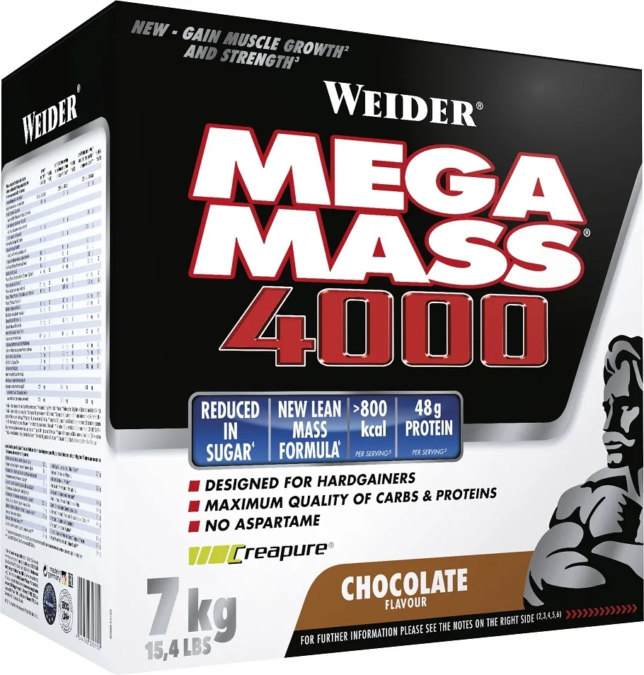 Weider Mass 4000 Jahoda Prášek 7000 g
