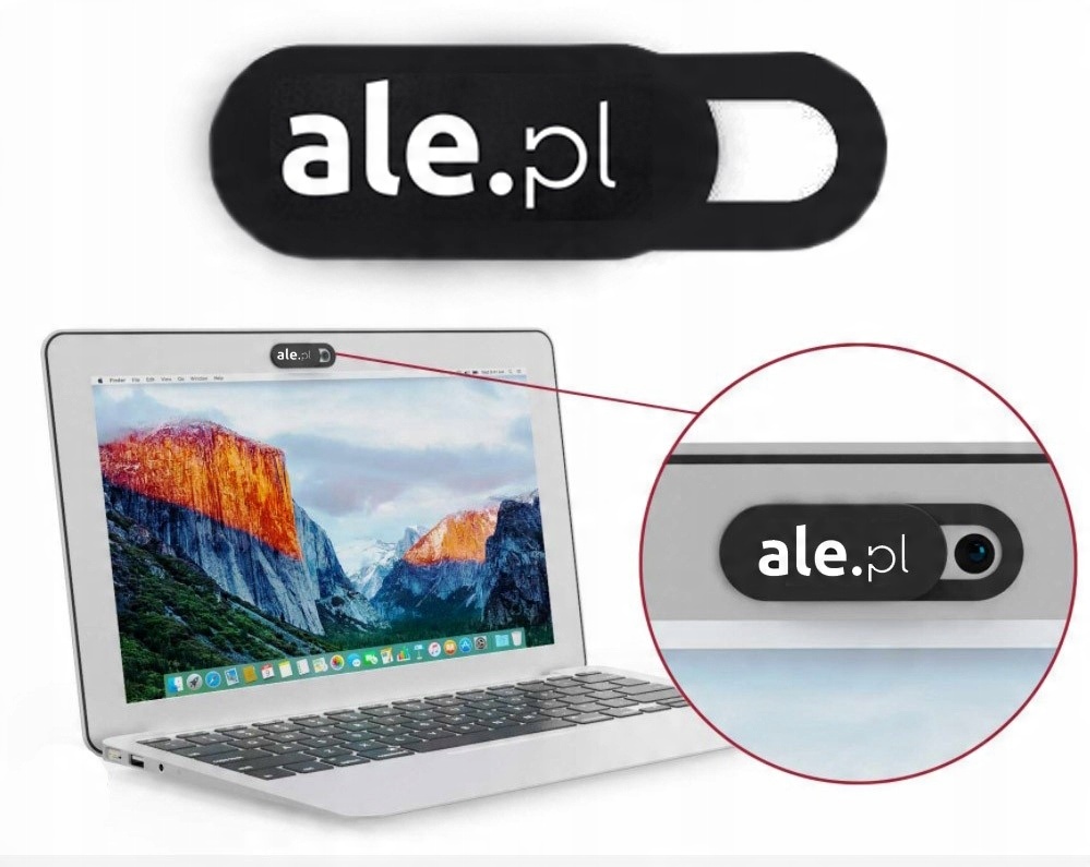 

Osłona kamery internetowej Szara