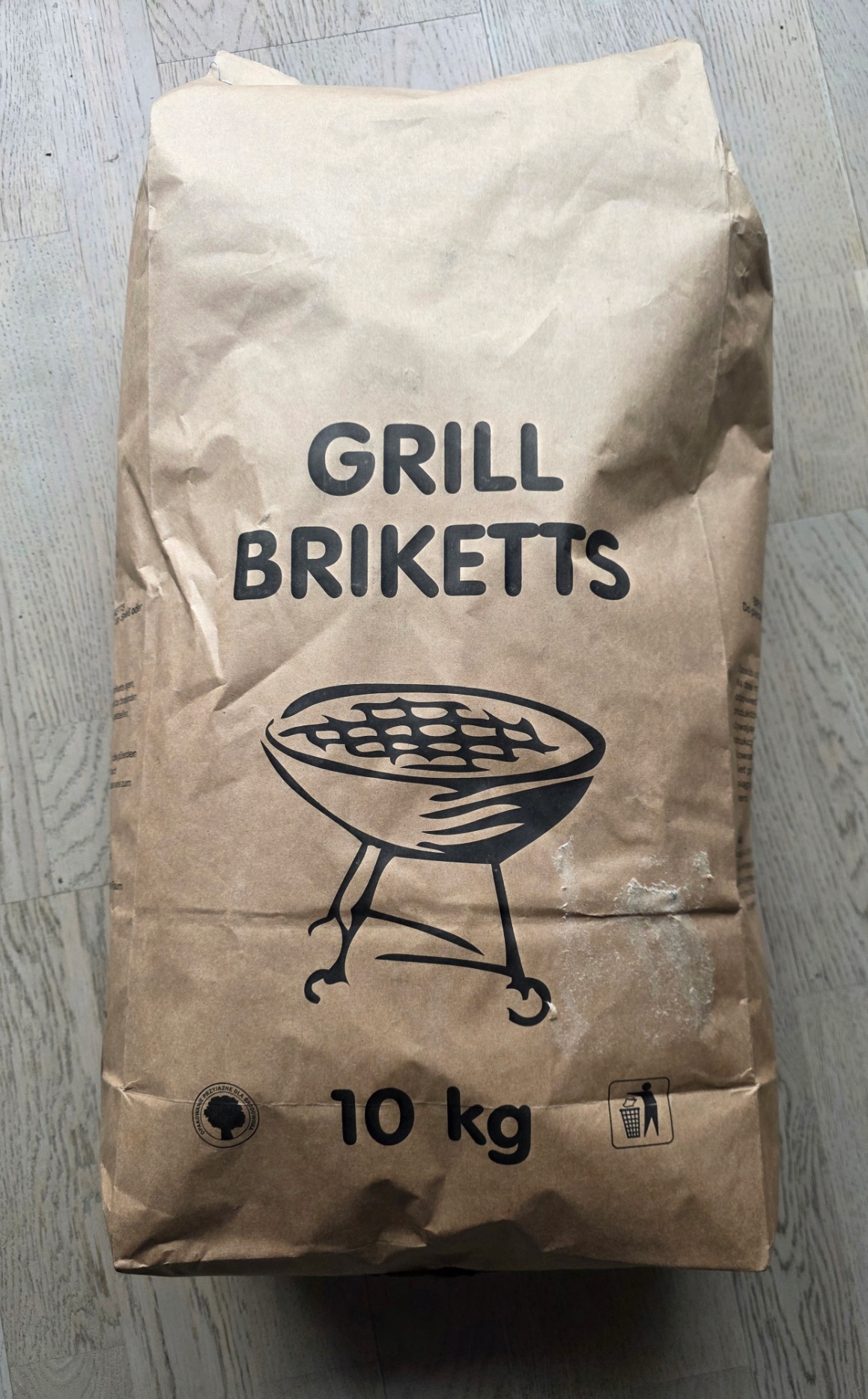 Brykiet grill Bbq drzewny gastronomiczny – 10 kg