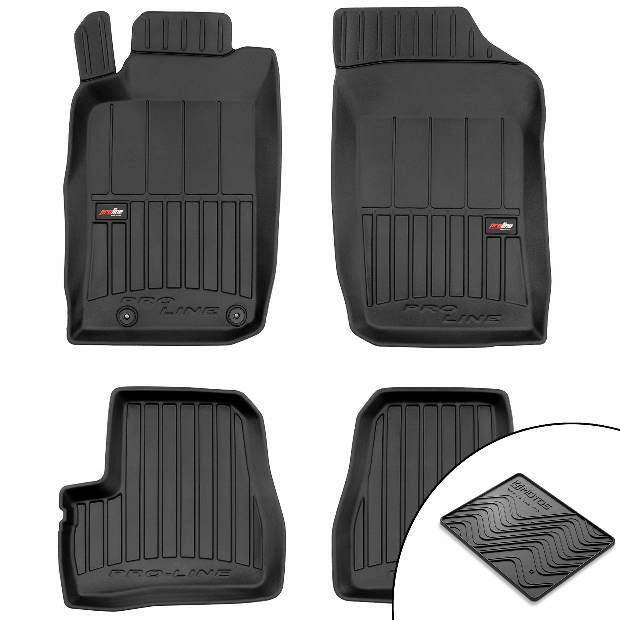 3D gumové koberce Peugeot 206 1998-2009 podložka bonus