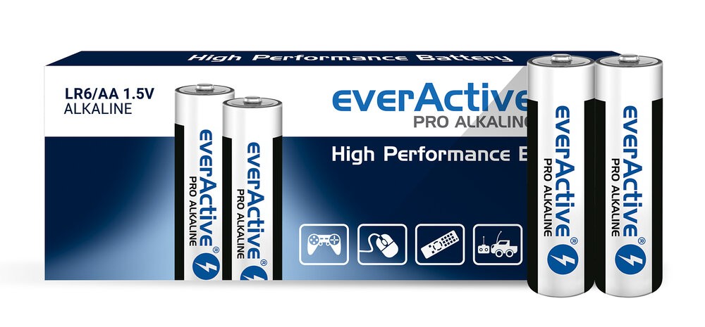 BATERIE ALKAICZNE everActive LR6 AA BLISTER 10 szt