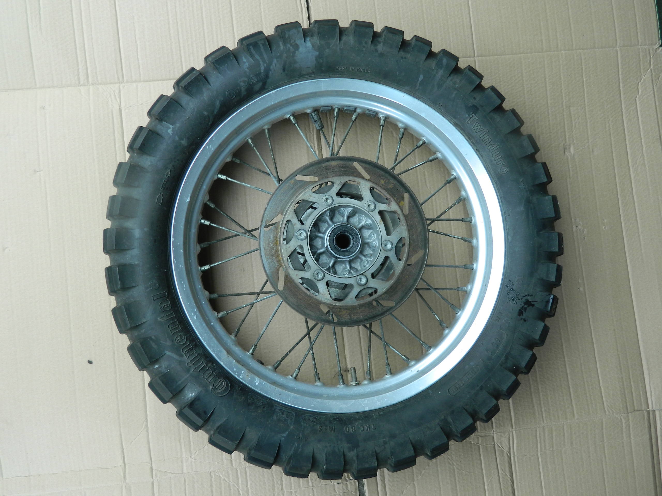 KAWASAKI KLX 650 C КОЛЕСО ОБОД ДИСК ЗАДНИЙ