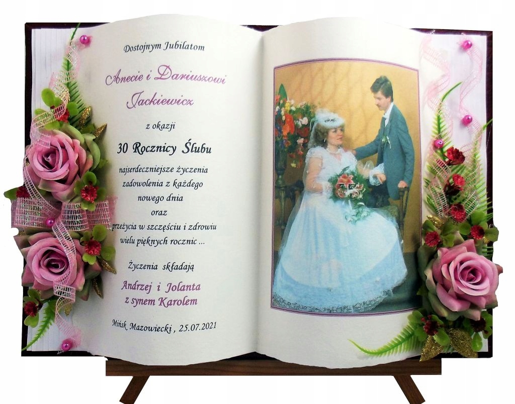 dárek k Výročí Svatební jubileum Svatební výročí manželství 25 30 35 50