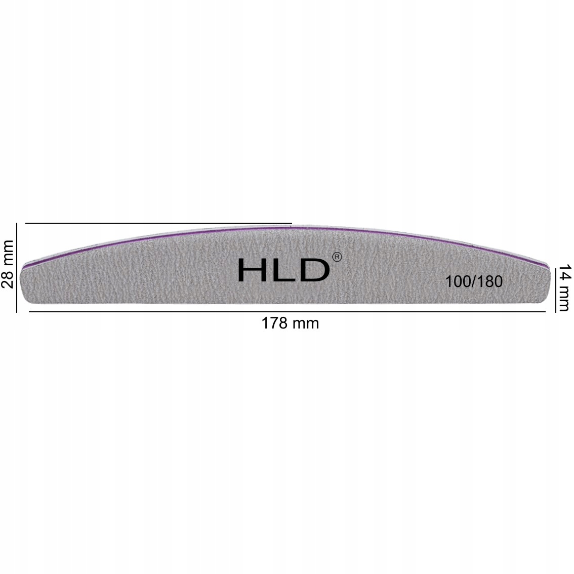 

Pilnik Łódka Zeberka Do Paznokci 100/180 Hld 1szt