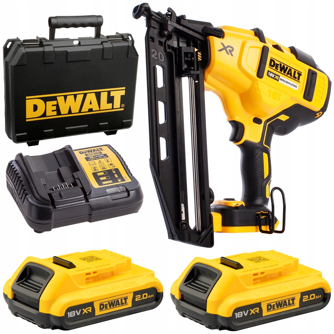 Gwoździarka do sztyftów 16Ga 18V 2x2Ah DeWALT DCN660D2