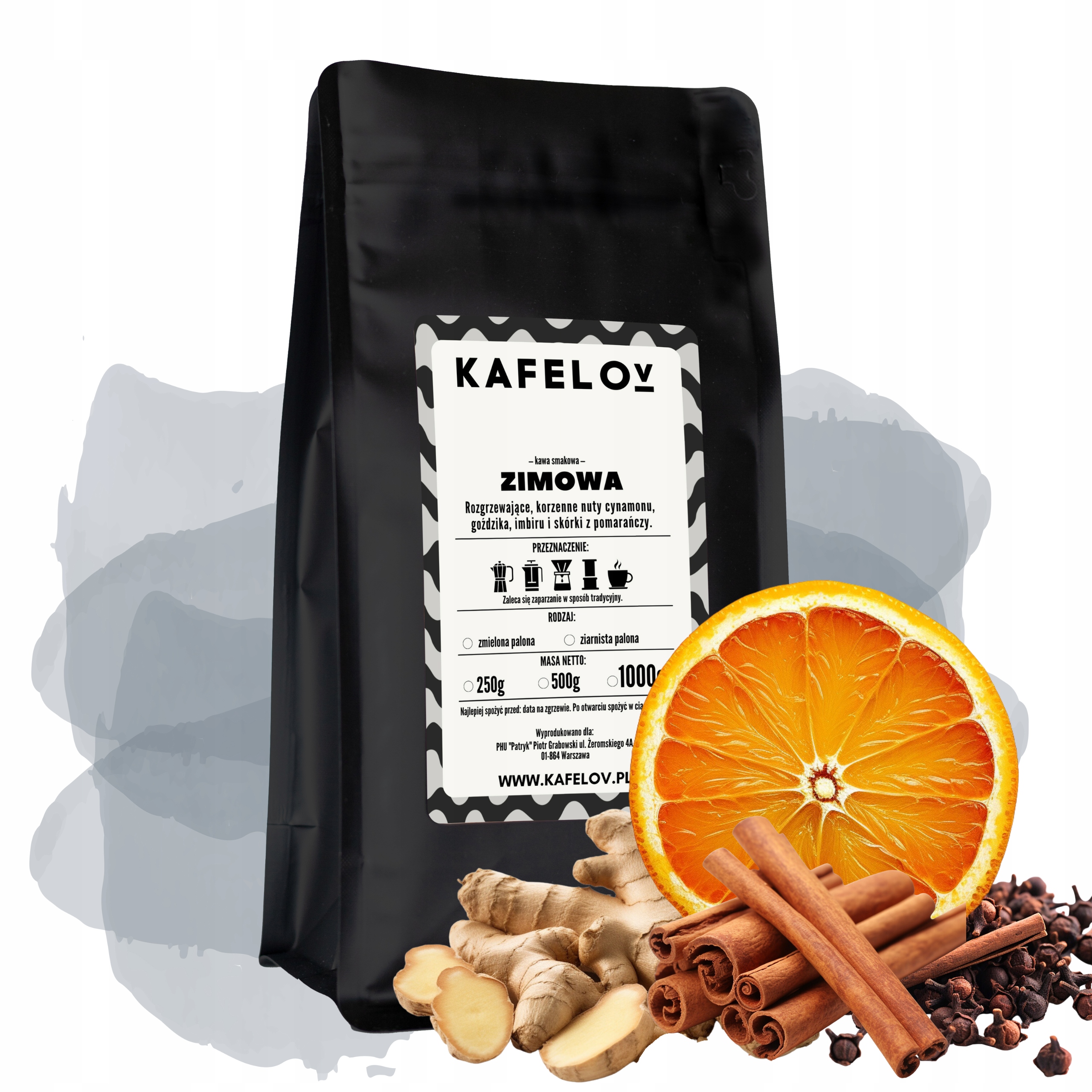 Levně Káva mletá Zimní arabika čerstvě pražená 1 kg