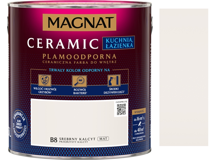 Magnat Kuchnia Łazienka Srebrny Kalcyt Przejrzysty Kalcyt B8 2.5L