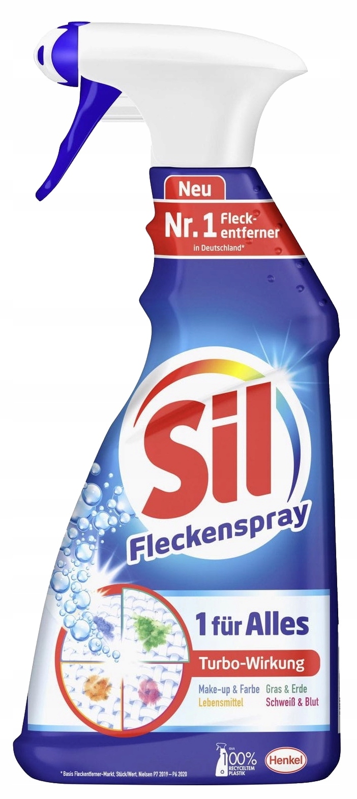 Levně 4X Sil, Fleckenspray, Odstraňovač skvrn, 500 ml
