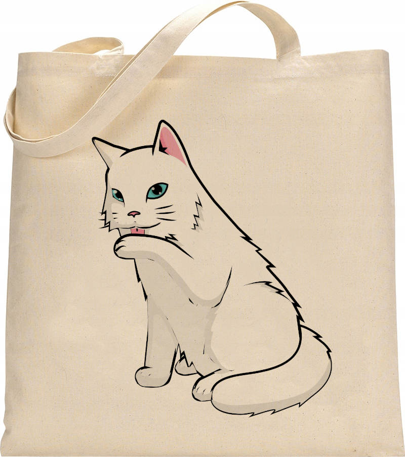 EKO TORBA ZAKUPOWA GOTOWE WZORY Z KOTAMI - K09