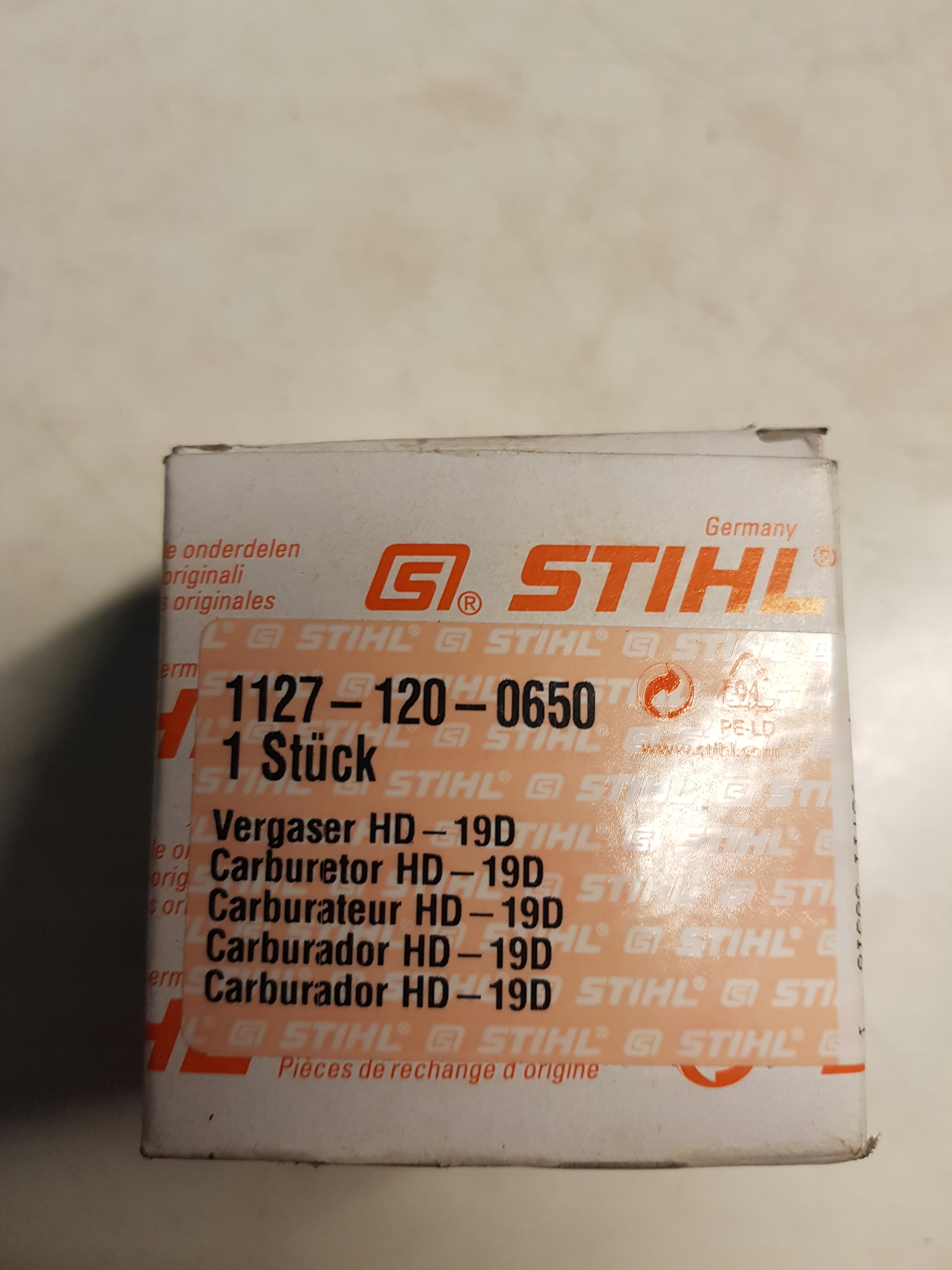 Karburátor Stihl 029 031 039 MS290 MS310 MS390 Originál HD-19D Walbro