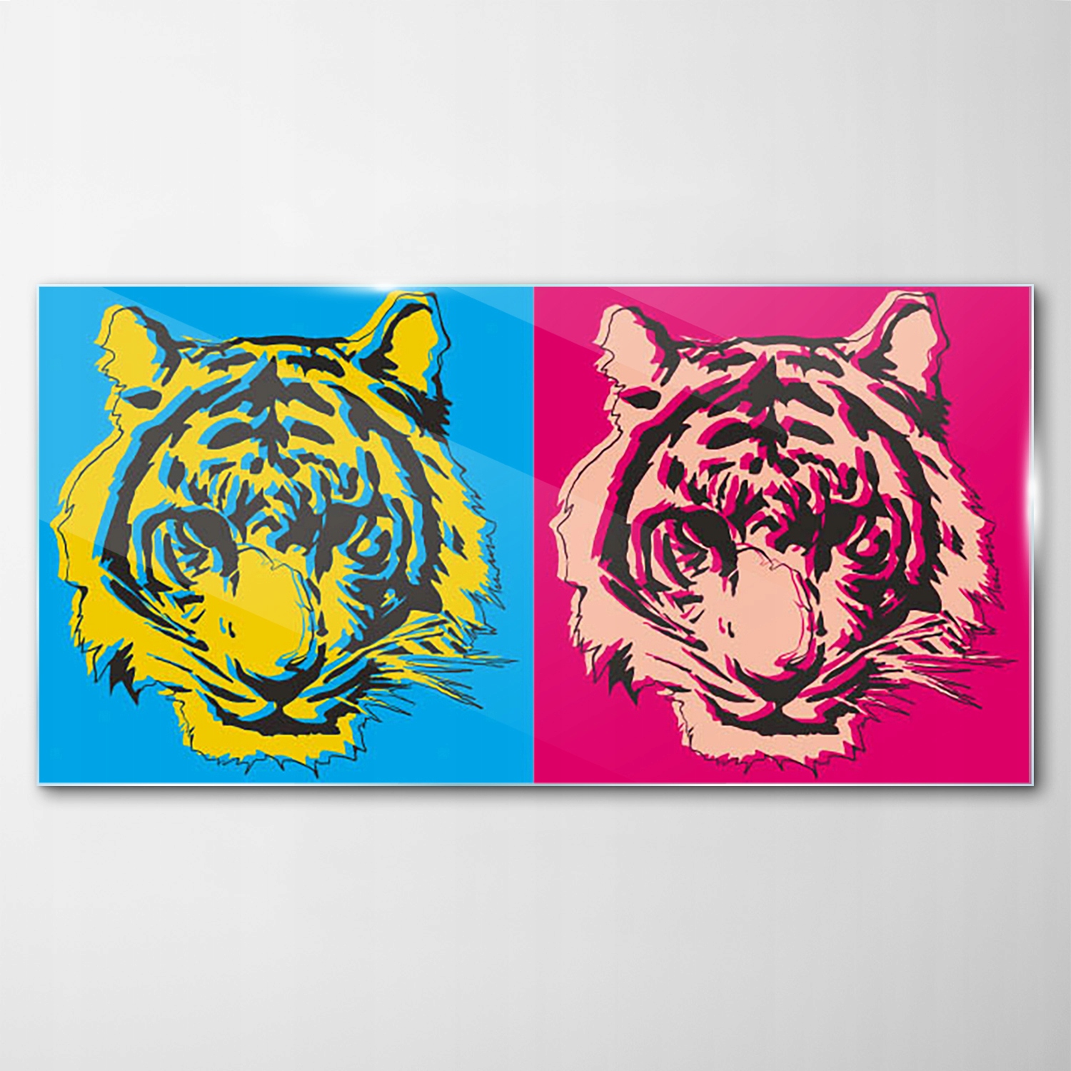 Obraz na skle Dekor Zvieratá Mačka Tiger 100x50