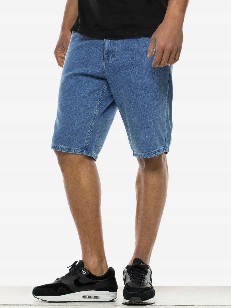 Krátké Kraťasy Pánské kraťasy Tmavě modré Jigga Wear Výšivka Koruna L