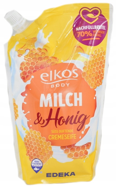 

Elkos mydło w płynie mleko miód 750ml