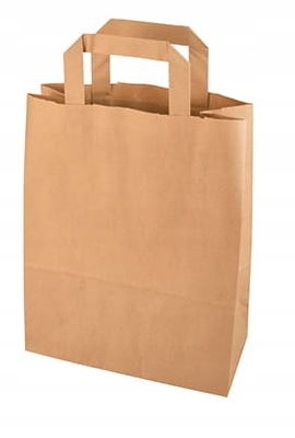 Torba Papierowa Eko Brązowa 26x14x30 cm 260x140x300 250szt!
