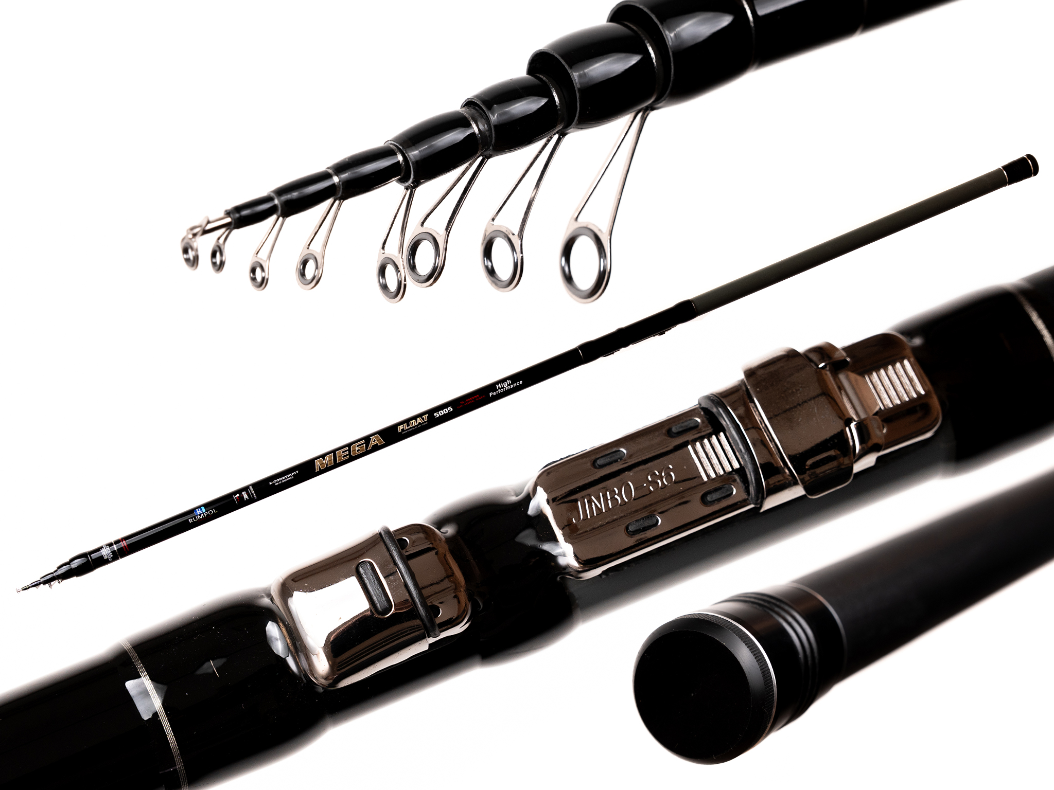Boloňský Prut Rumpol Bolonka Float 5 M Karbonový 50-100 G Teleskopický