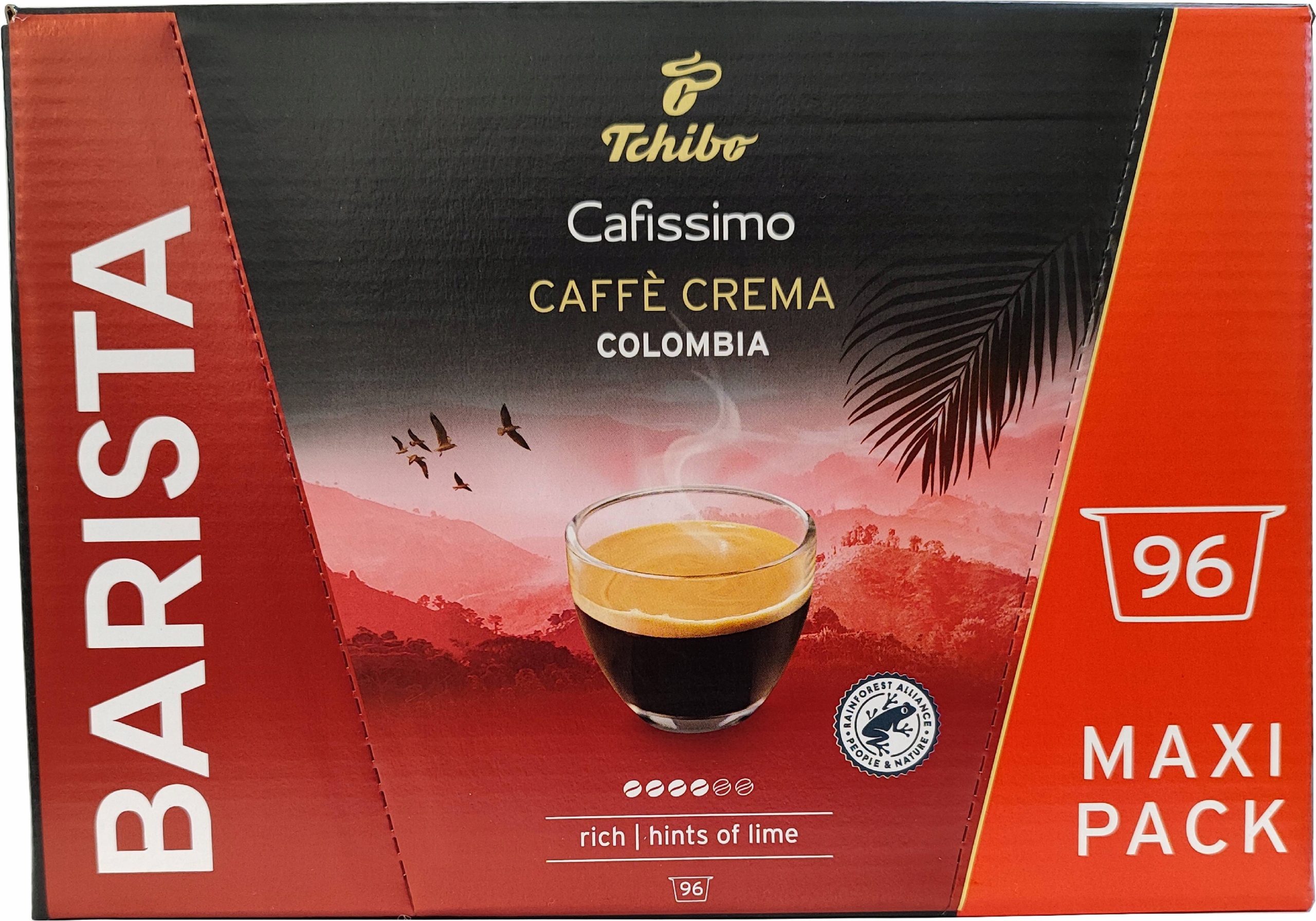 Levně Kapsle Tchibo Cafissimo Caffe Crema Colombia 96 Ks Big Box