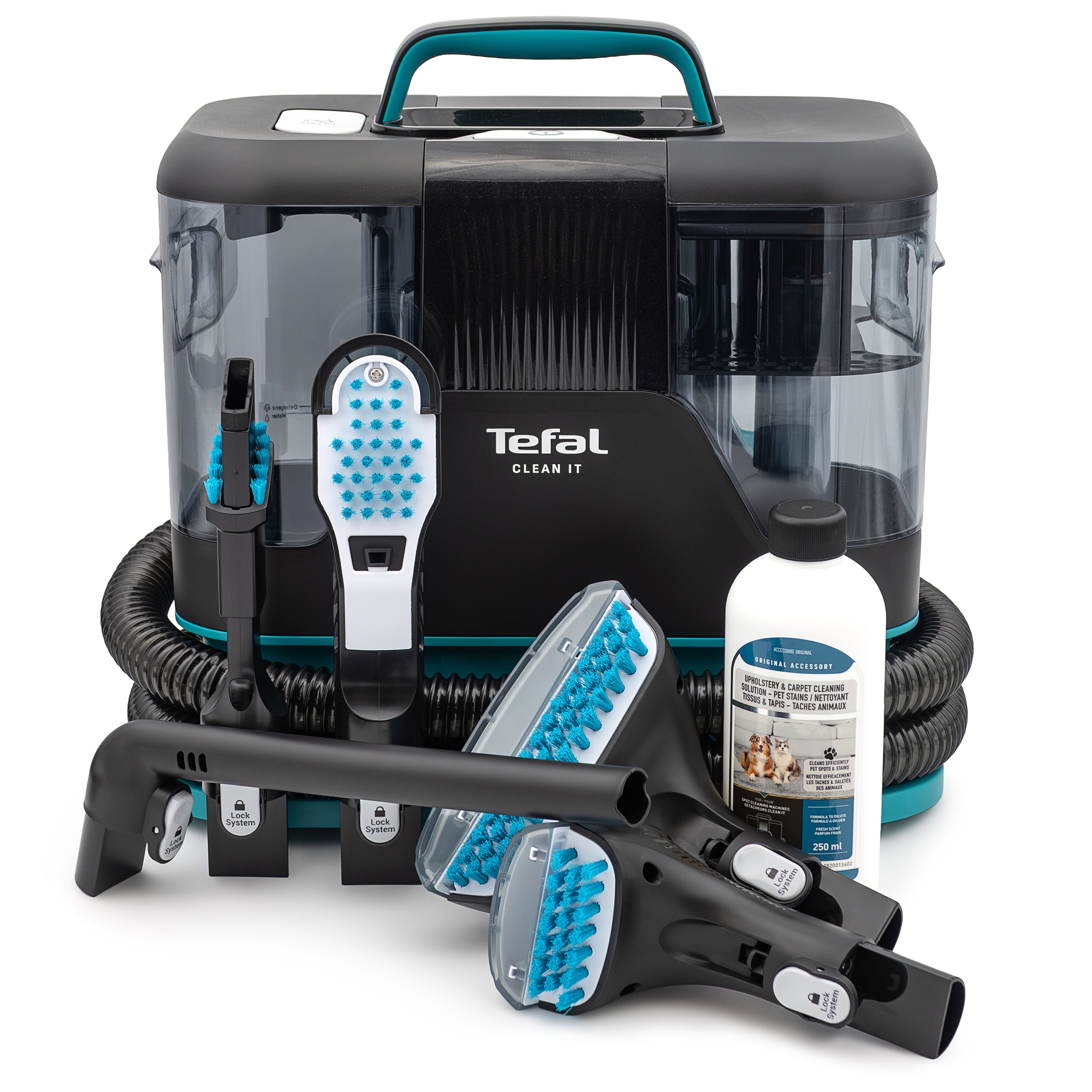 Tepovač na čalúnenie a koberce pohovky Tefal Clean It IZ5020 750W