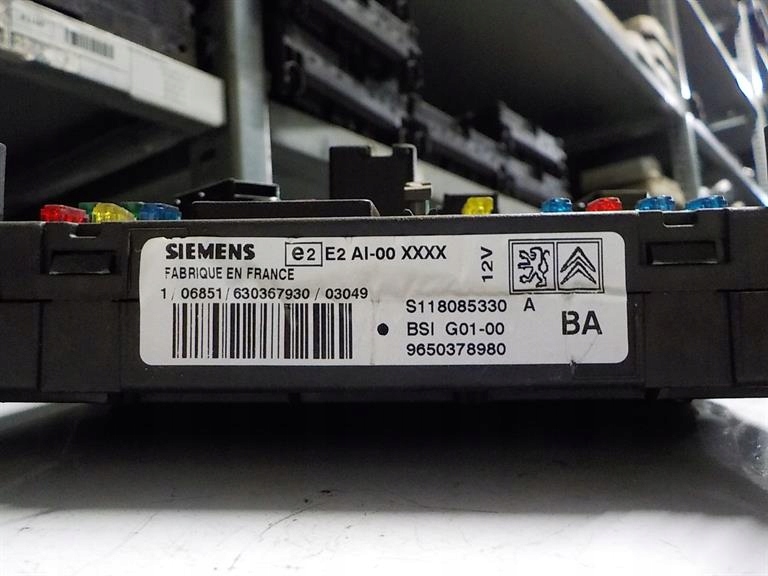 CITROEN modulo BSI UCH 9650378980 S118085330A BA