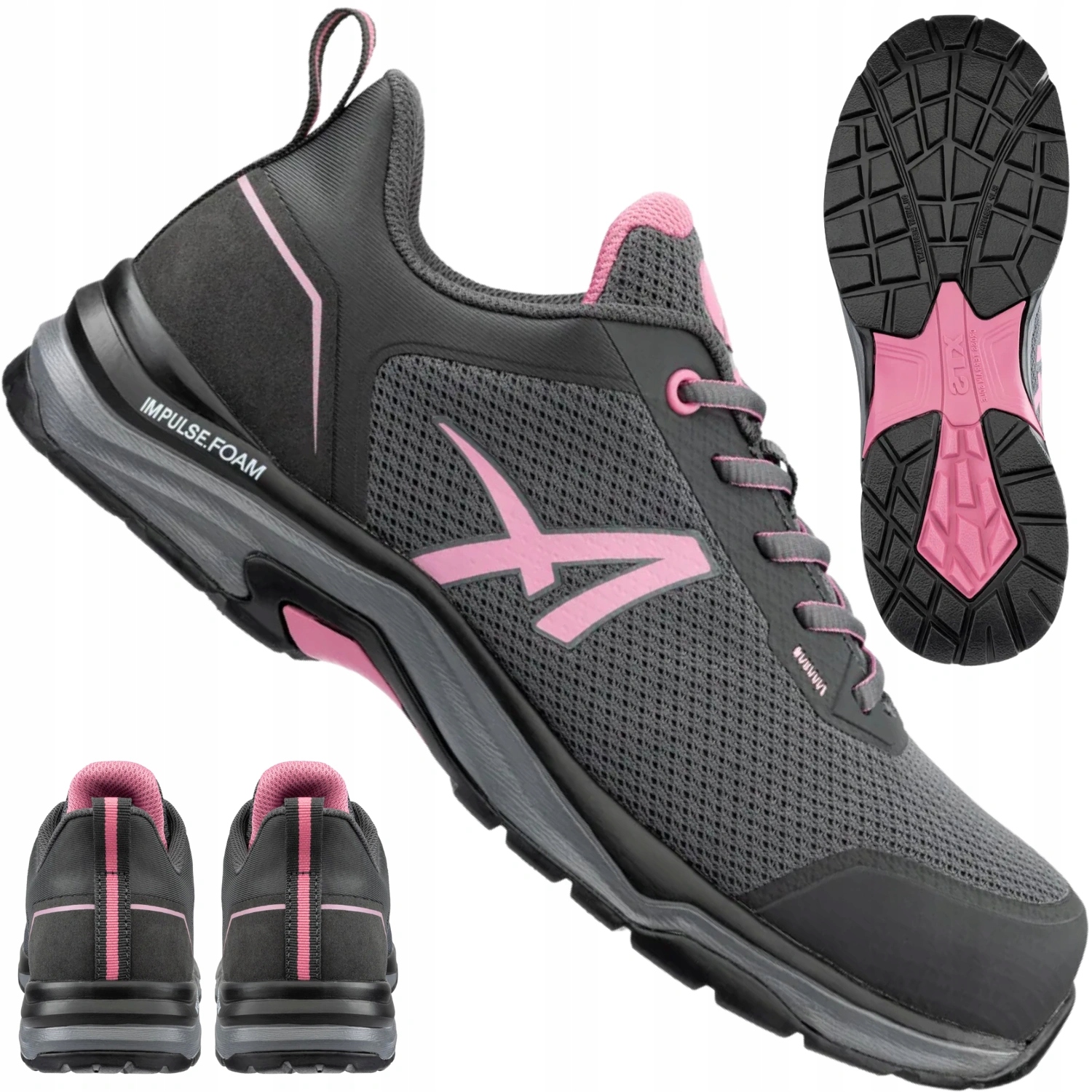 Buty robocze półbuty damskie adidasy z podnoskiem S1P Albatros Twist 38