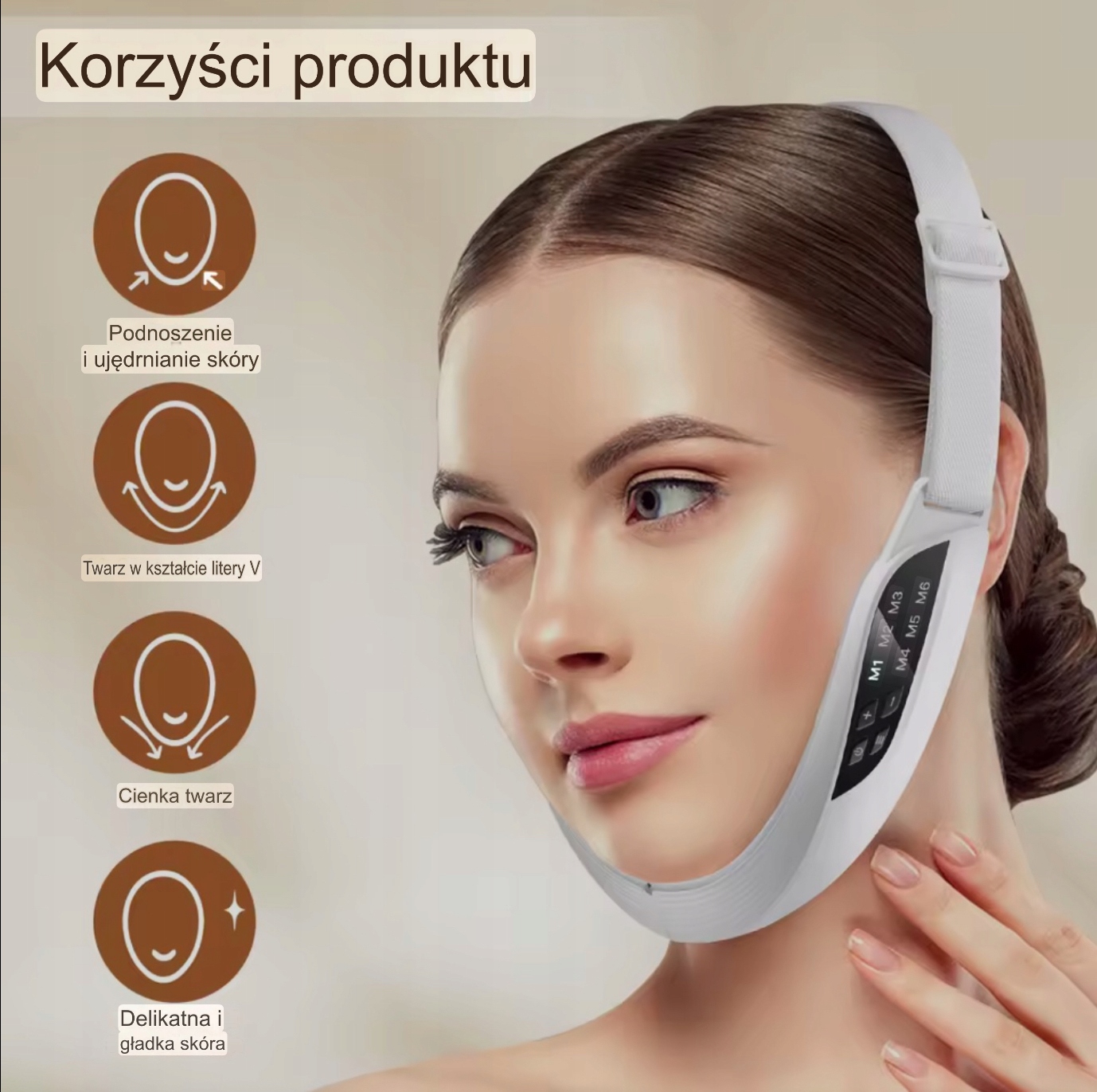 Masážní Přístroj Na Obličej V-face Facelift Obličeje A Žuchy Led Nejnovější Model v3.0