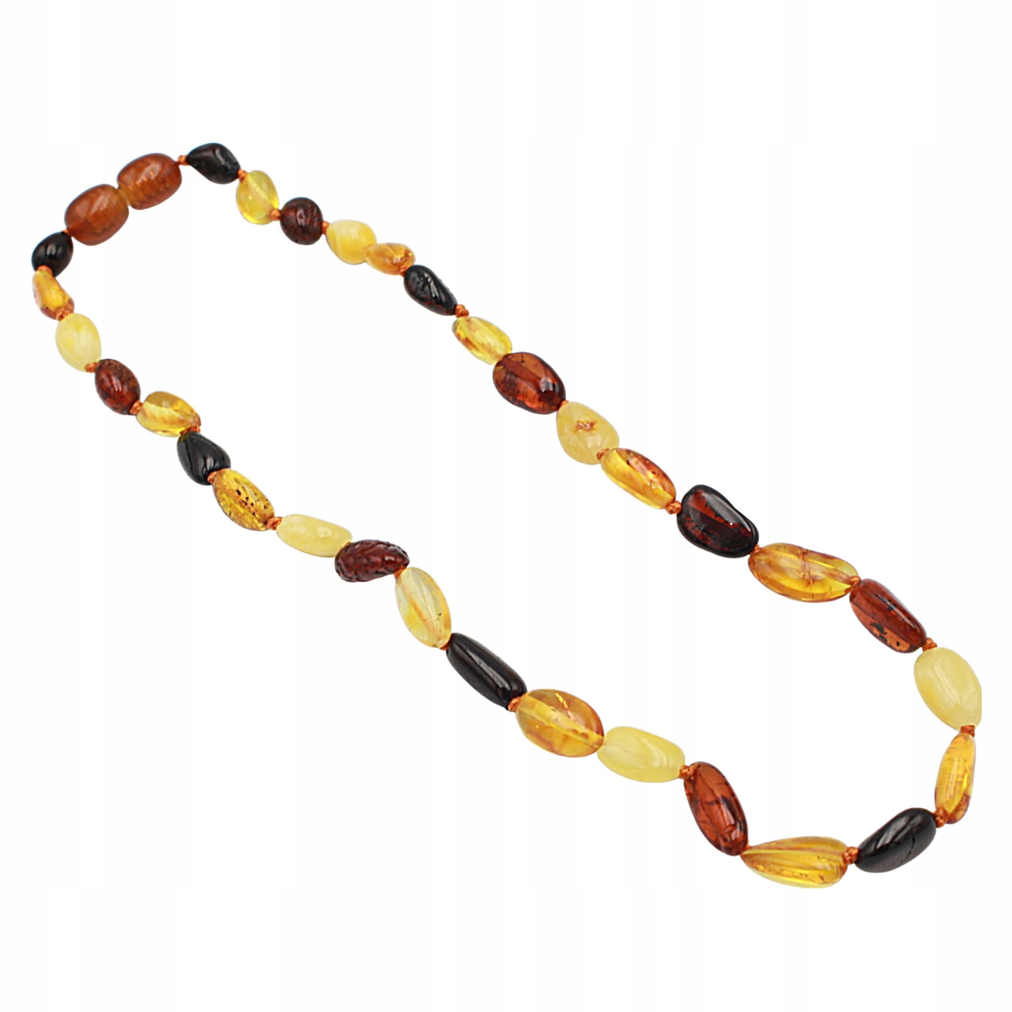 NASZYJNIK DLA DZIECI BURSZTYN NA ZĄBKOWANIE Cechy nie zawiera niklu