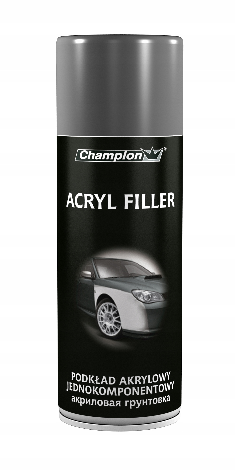 Акриловый праймер Champion 400 мл серый x 12 шт