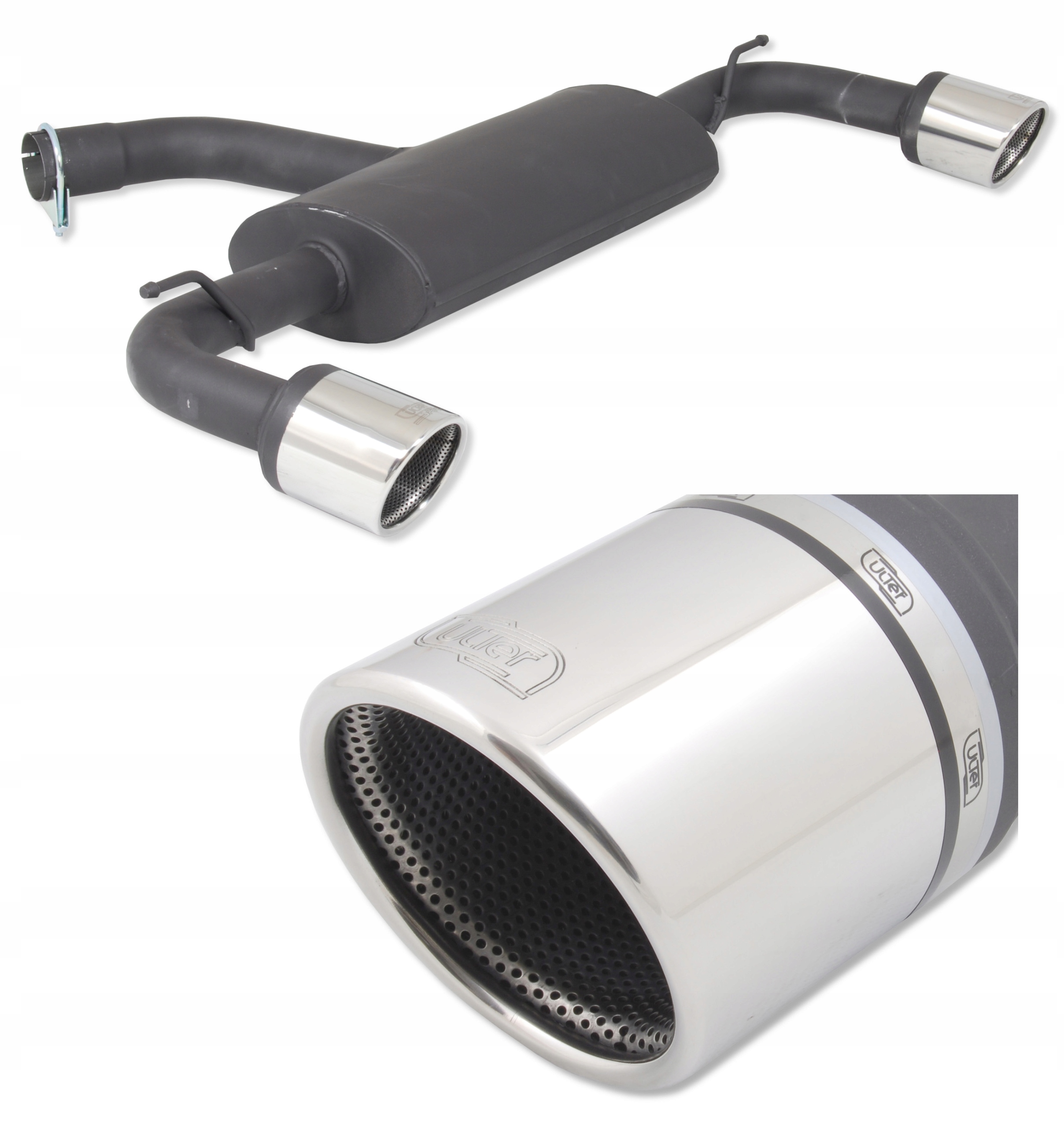 129-322/101RS (0) - Спортивний глушник VOLKSWAGEN Golf VII GTI 2.0 ULTER