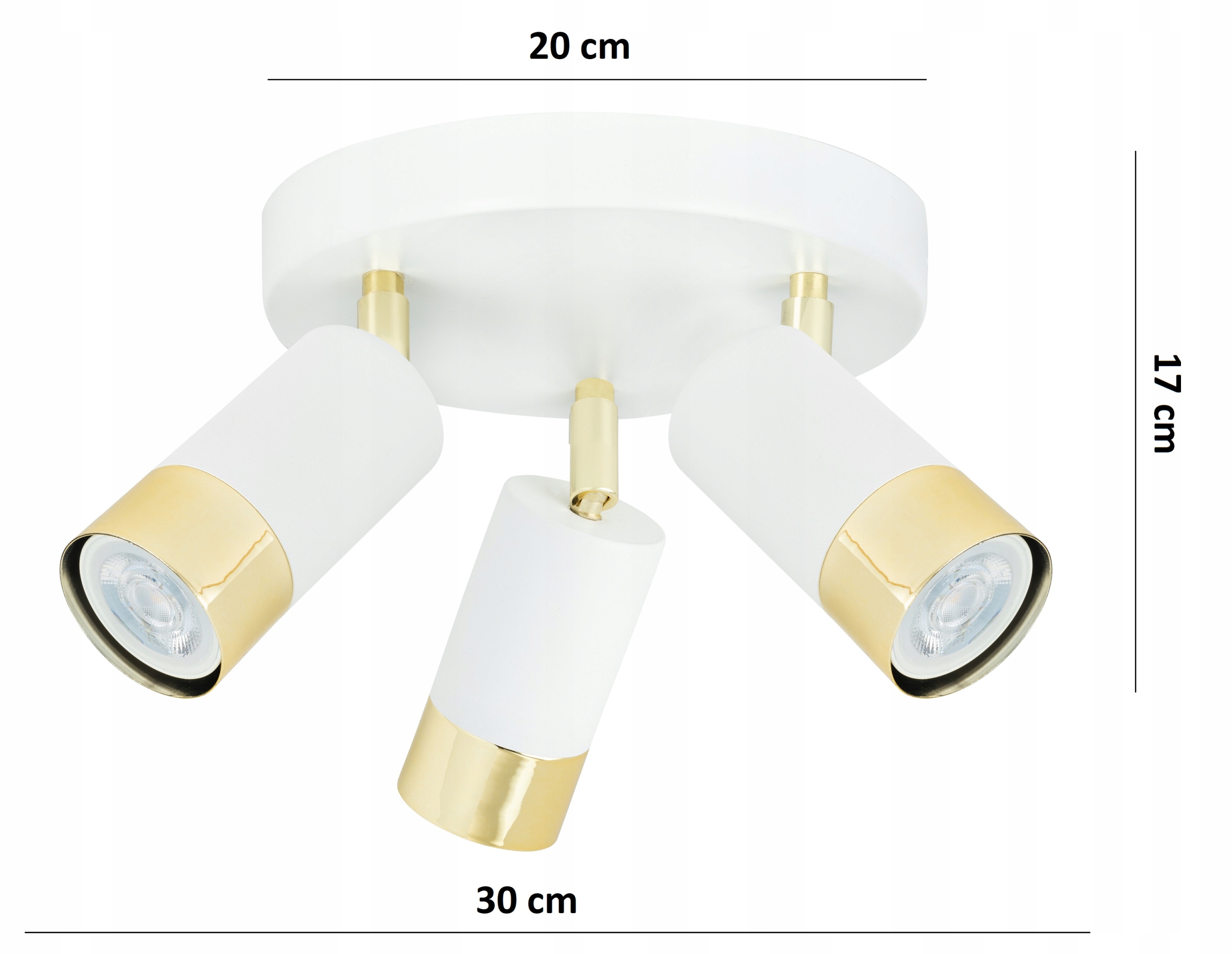Nowoczesna Lampa Sufitowa Halogenowa Spot Led GU10 Marka inna