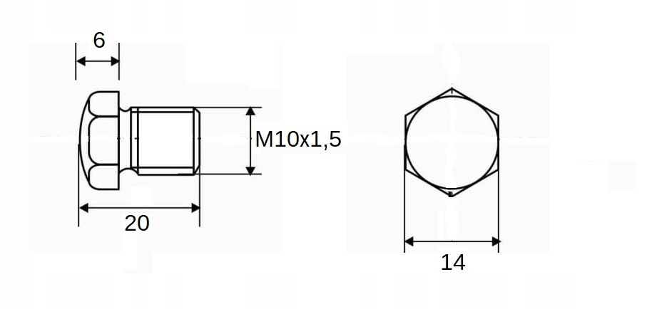 Śruba M10x1,5 do listew dociskowych noży Jaroma Marka inny