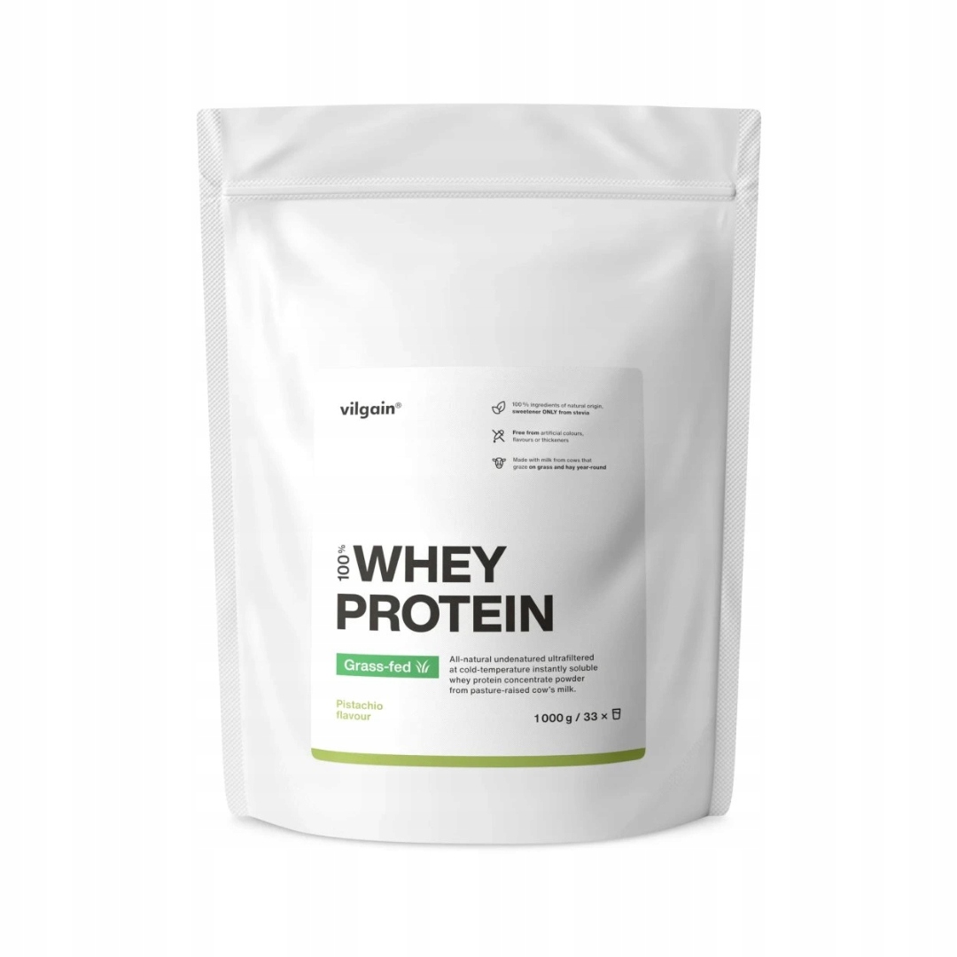 Vilgain Grass-Fed Whey Protein Protein 1000 g pistácie
