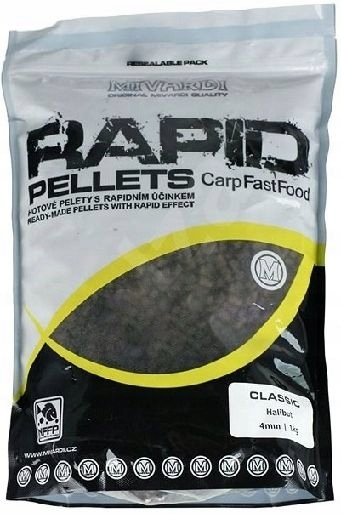 Pellet Mivardi Rapid 1kg 16mm Classic Halibut