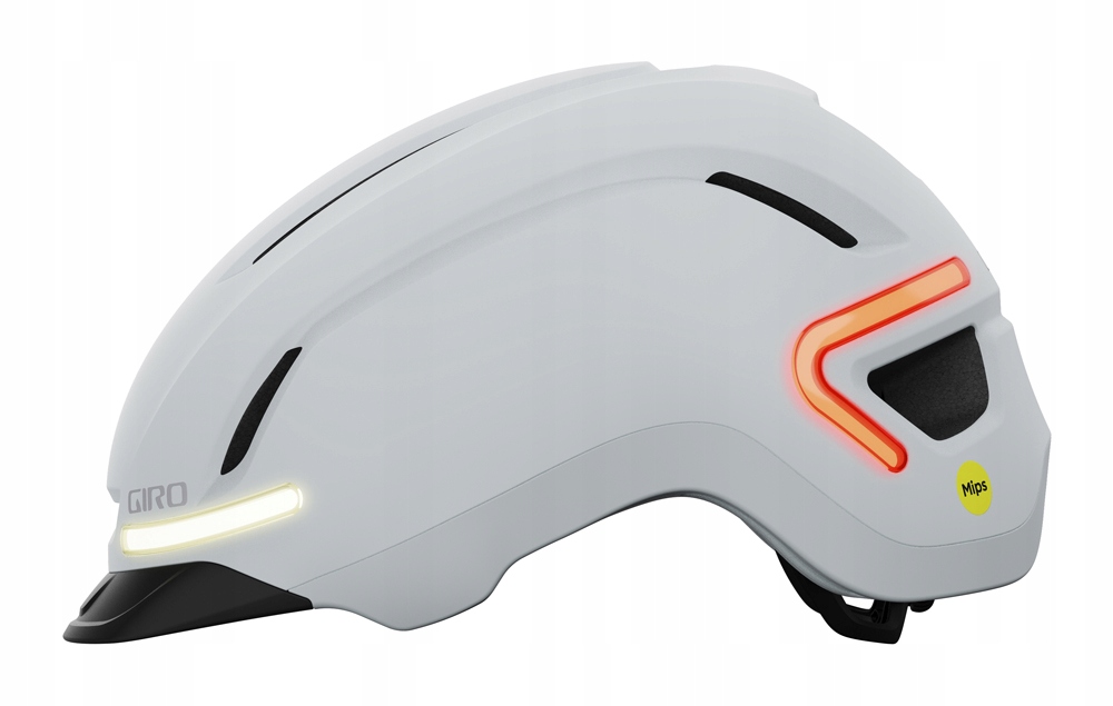 Městská přilba Giro Ethos Integrated Mips Led matte chalk velikost M (55-59 cm)